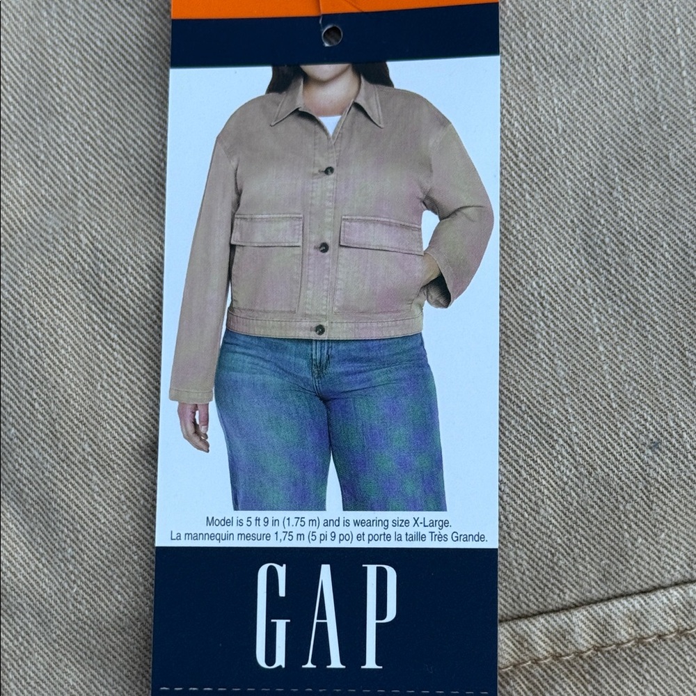 GAP Women's Tan Jacket GAP Denim Jacket XL NWT